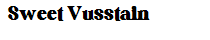 Sweet Vusstain